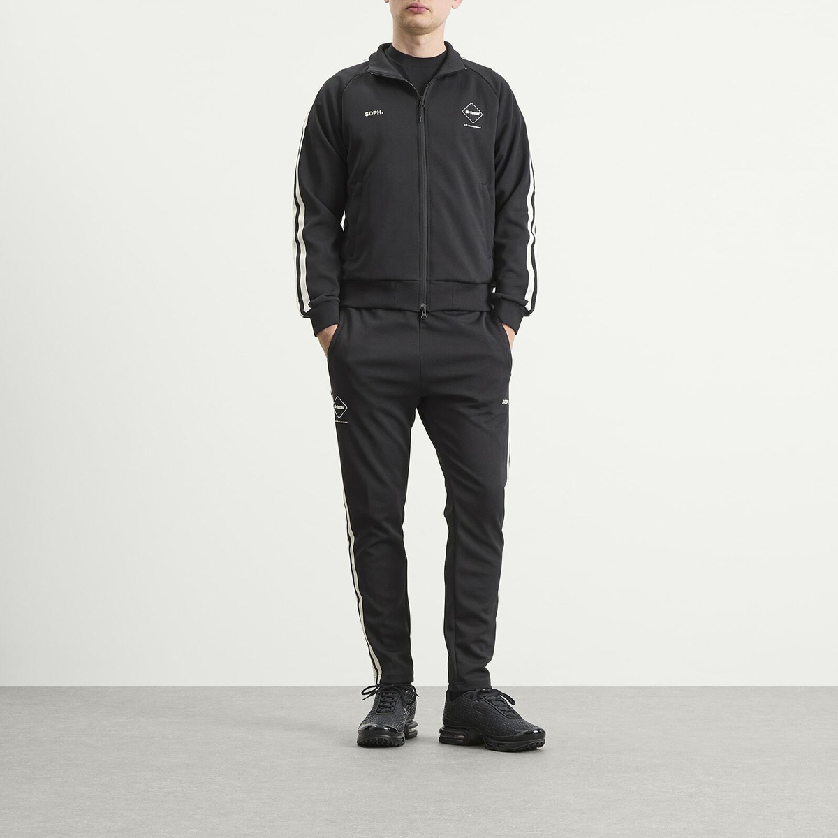 F.C. Real Bristol Men's Training Track Jacket in Black