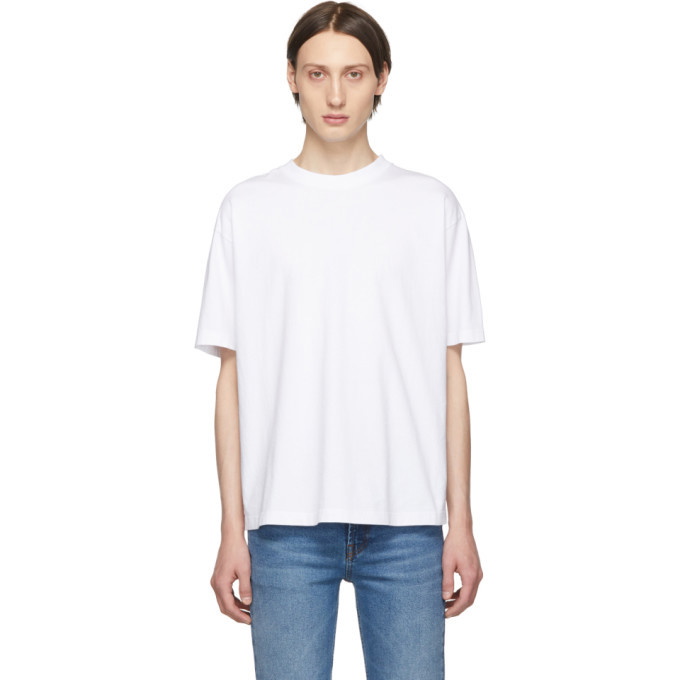 Photo: Balenciaga White Logo T-Shirt