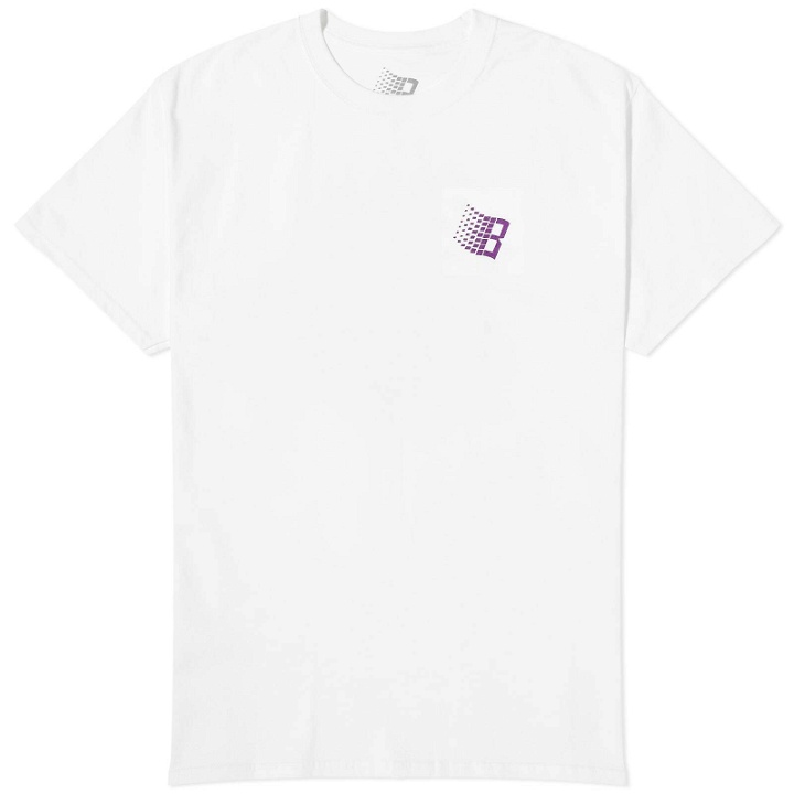 Photo: Bronze 56k Men's Polka Dot Logo T-Shirt in White