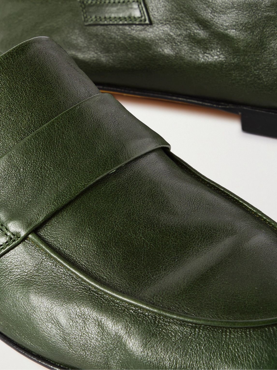 Officine Creative - Airto Leather Loafers - Green Officine Creative