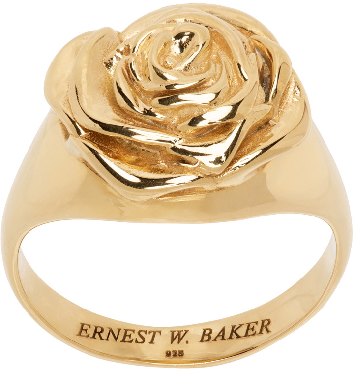 Photo: Ernest W. Baker Gold Rose Ring