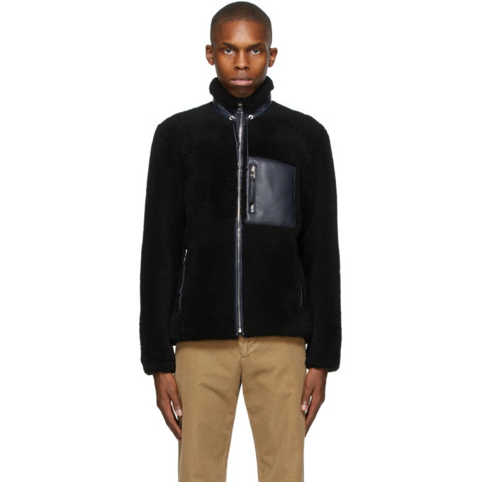 Photo: Loewe Black Shearling Jacket