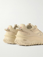 Moncler - Trailgrip GTX Leather-Trimmed Canvas Sneakers - Neutrals