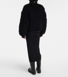 Moncler Genius x EE72 by Edward Enninful wool-blend down jacket