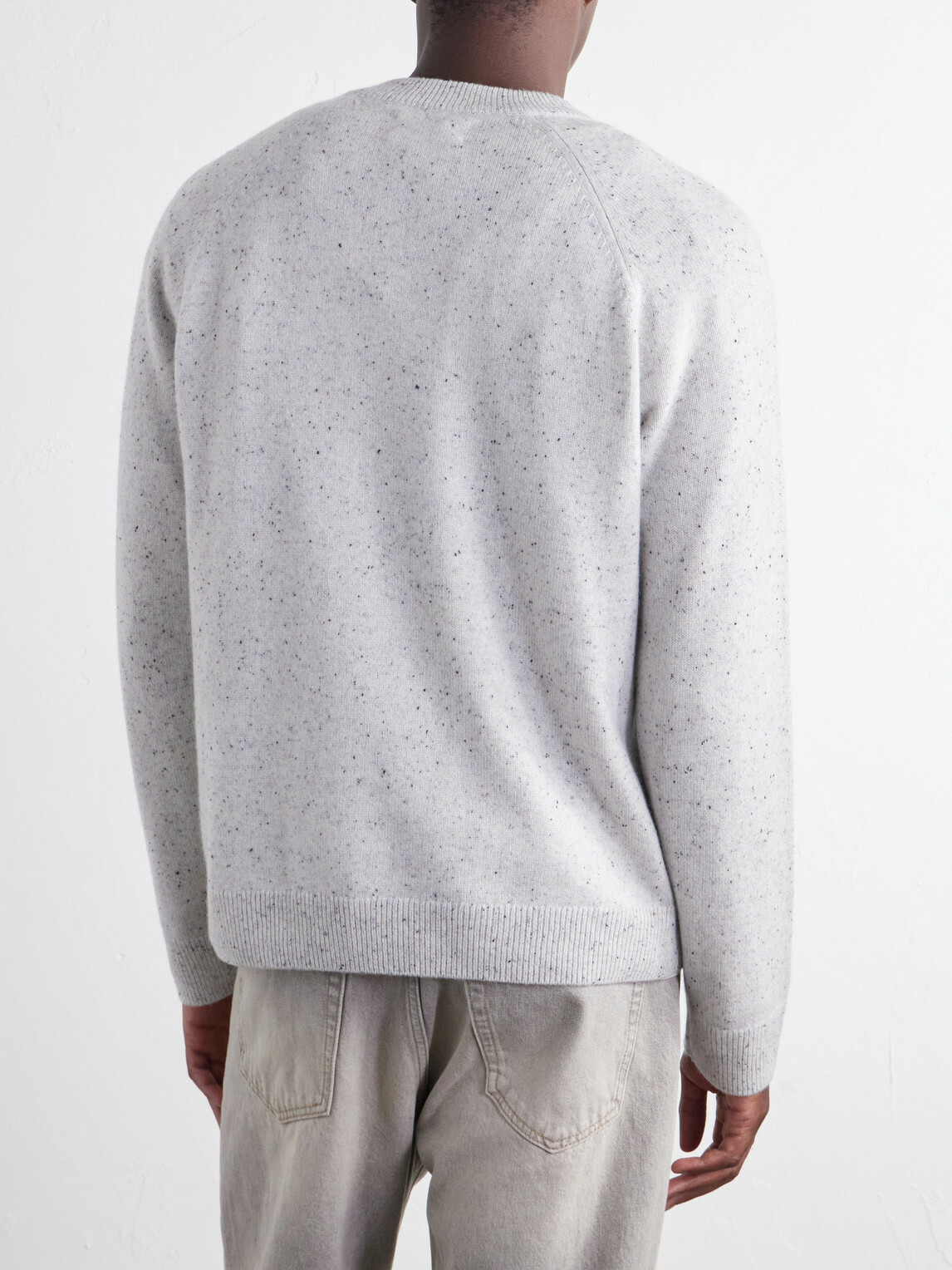 Mr P. - Donagal Cashmere Knitted Sweater - Gray