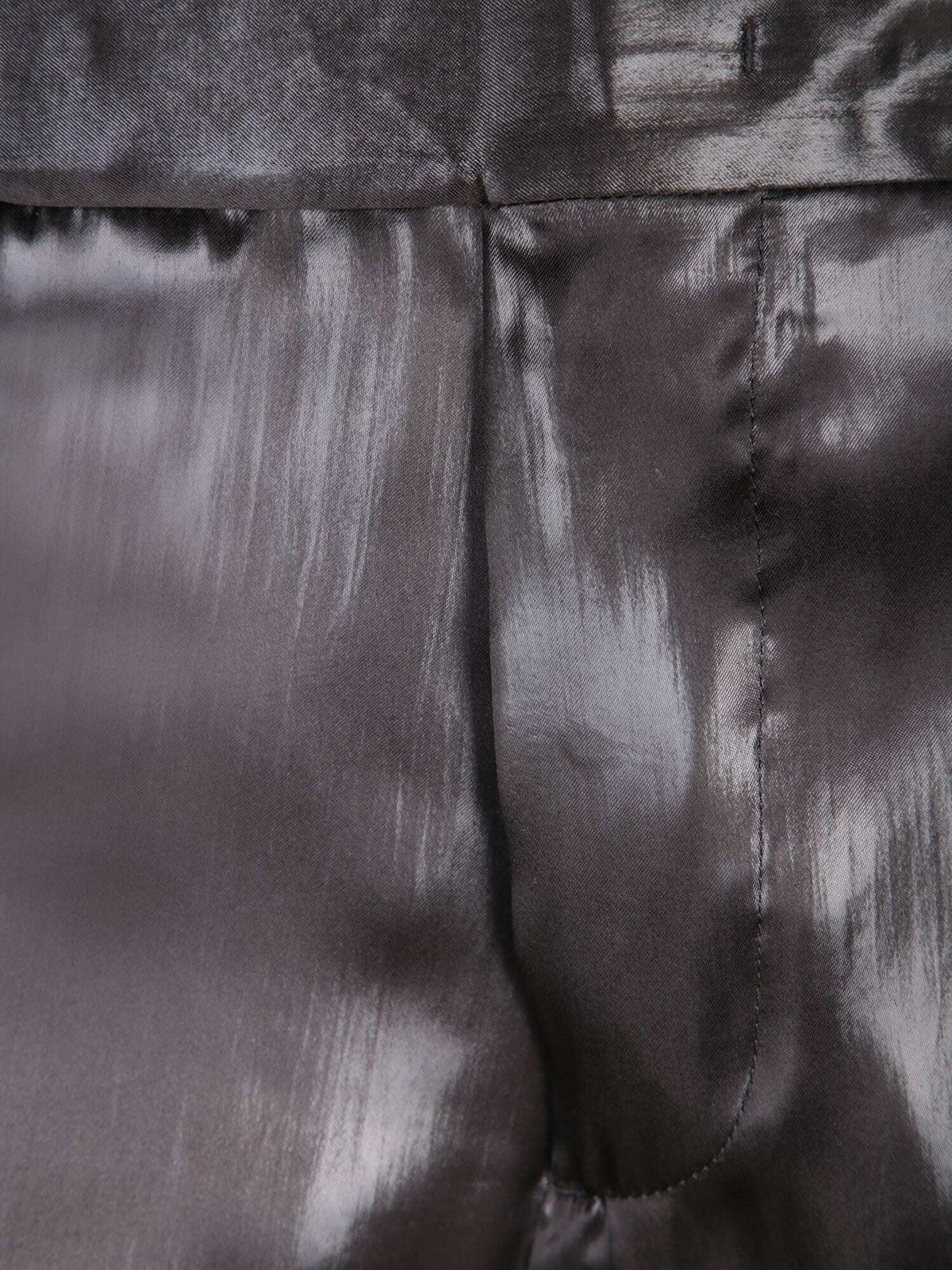 Sapio Black Fluid Twill Trousers