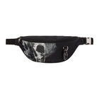 Alexander McQueen Black Oversized Harness Bum Bag