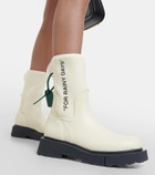 Off-White Rubber rain boots