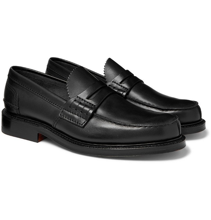 Photo: Church's - Willenhall Polished-Leather Penny Loafers - Black