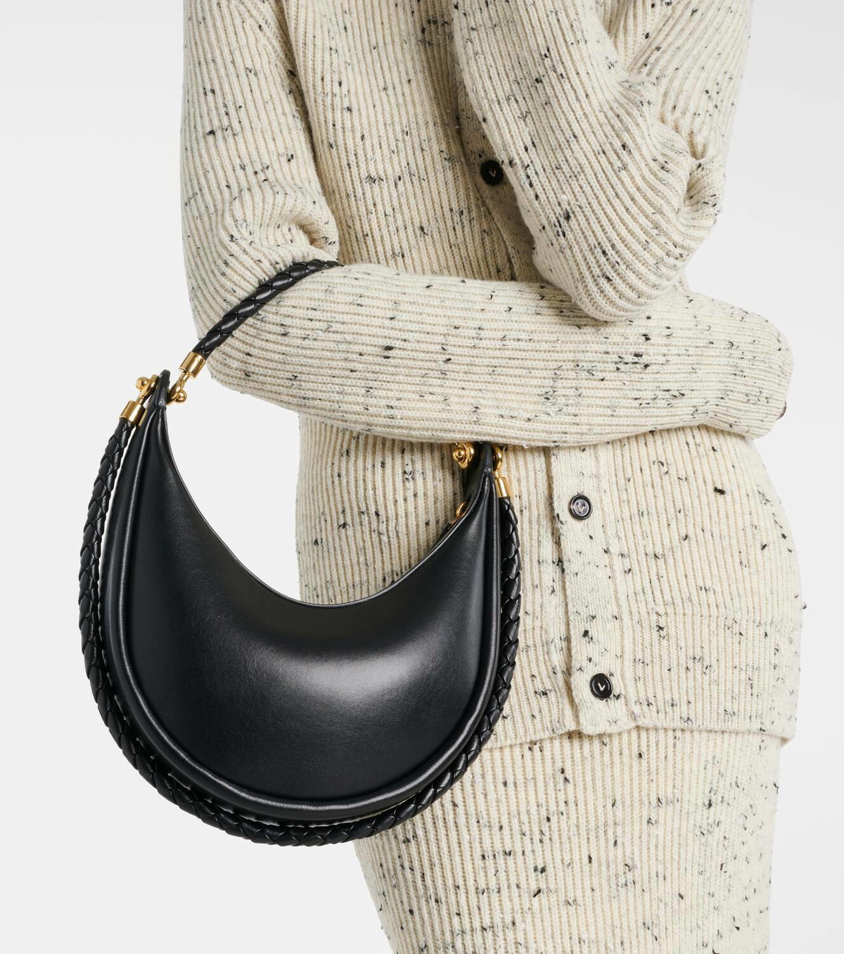 Bottega Veneta Hula Hoop Small leather shoulder bag Bottega