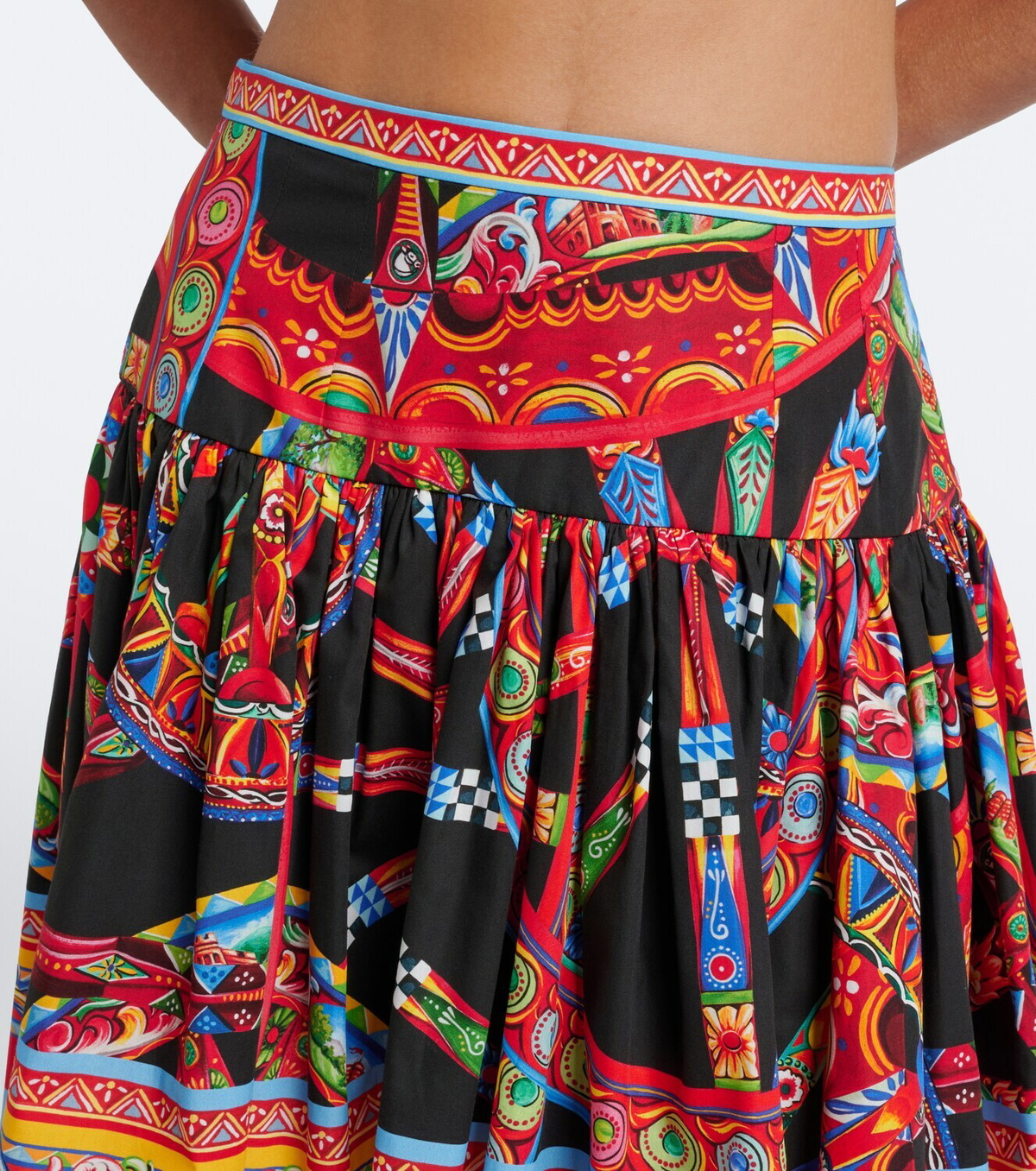 Dolce&Gabbana Caretto cotton miniskirt
