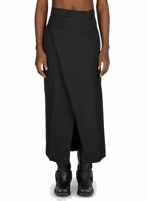 Photo: Acne Studios - Wrap Skirt in Black