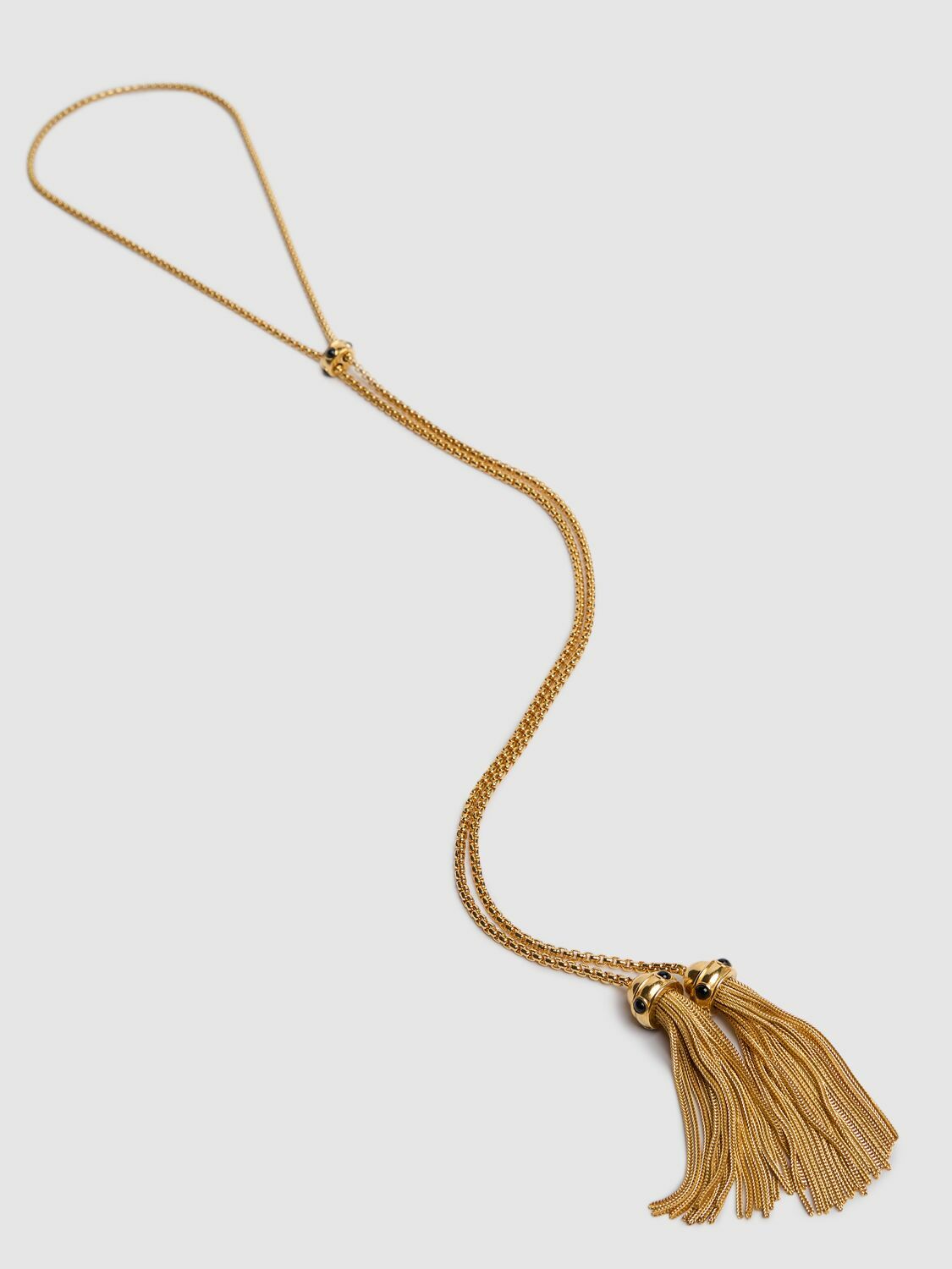 TOM FORD Lariat Crystal Long Necklace TOM FORD