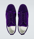 Christian Louboutin Louis Junior Spikes suede sneakers