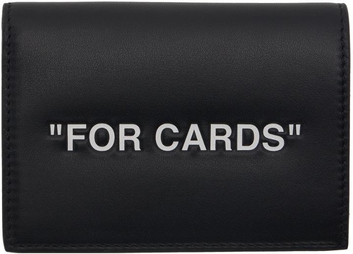 Photo: Off-White Black 'For Cards' Wallet