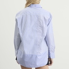 Hommegirls Women's Patchwork Shirt in Stripe Combo