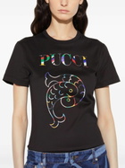 PUCCI Logo-Print Cotton T-Shirt