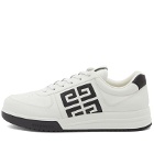 Givenchy Men's G4 Low Top Sneakers in White/Black