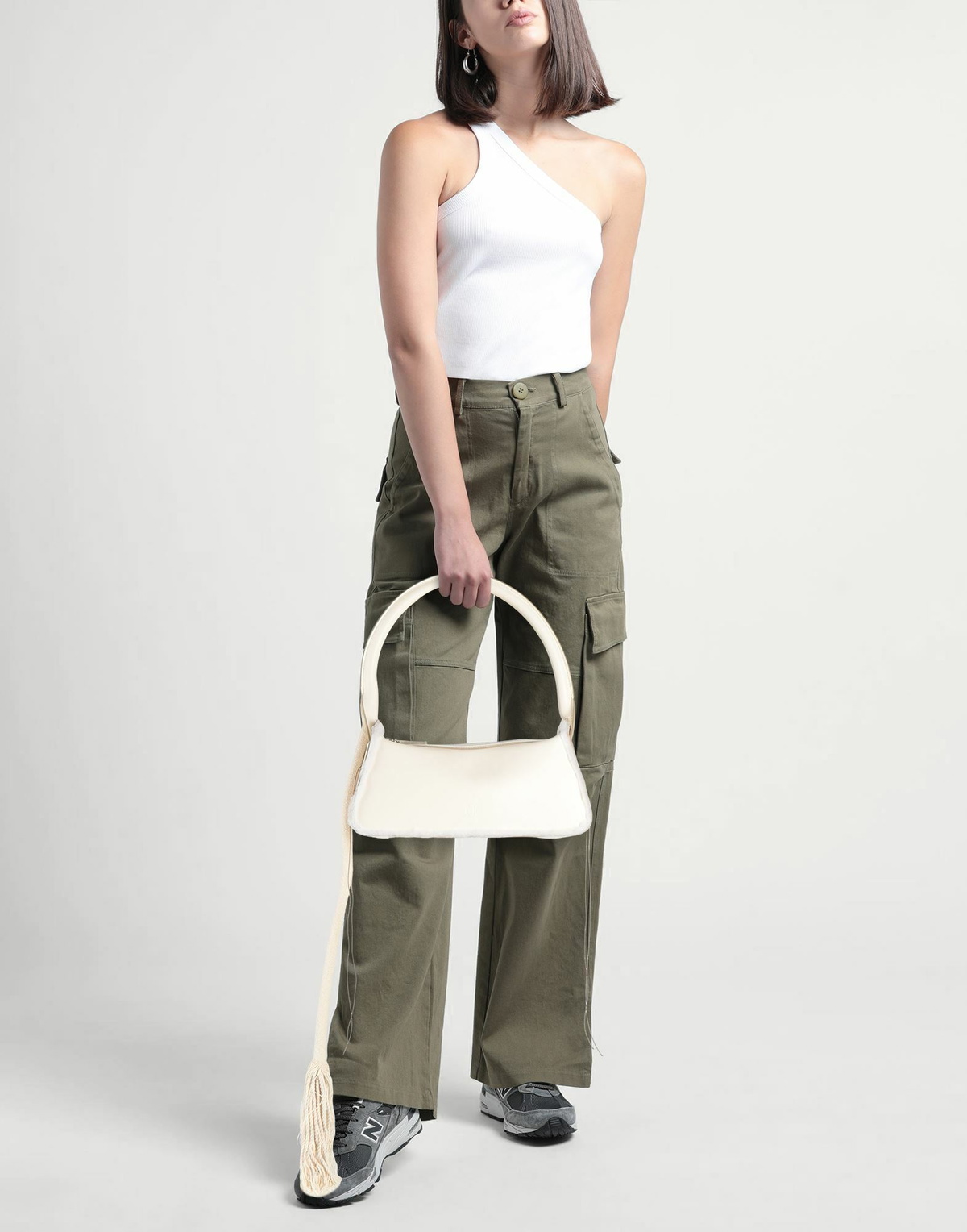Dentro Womens Handbag Cream