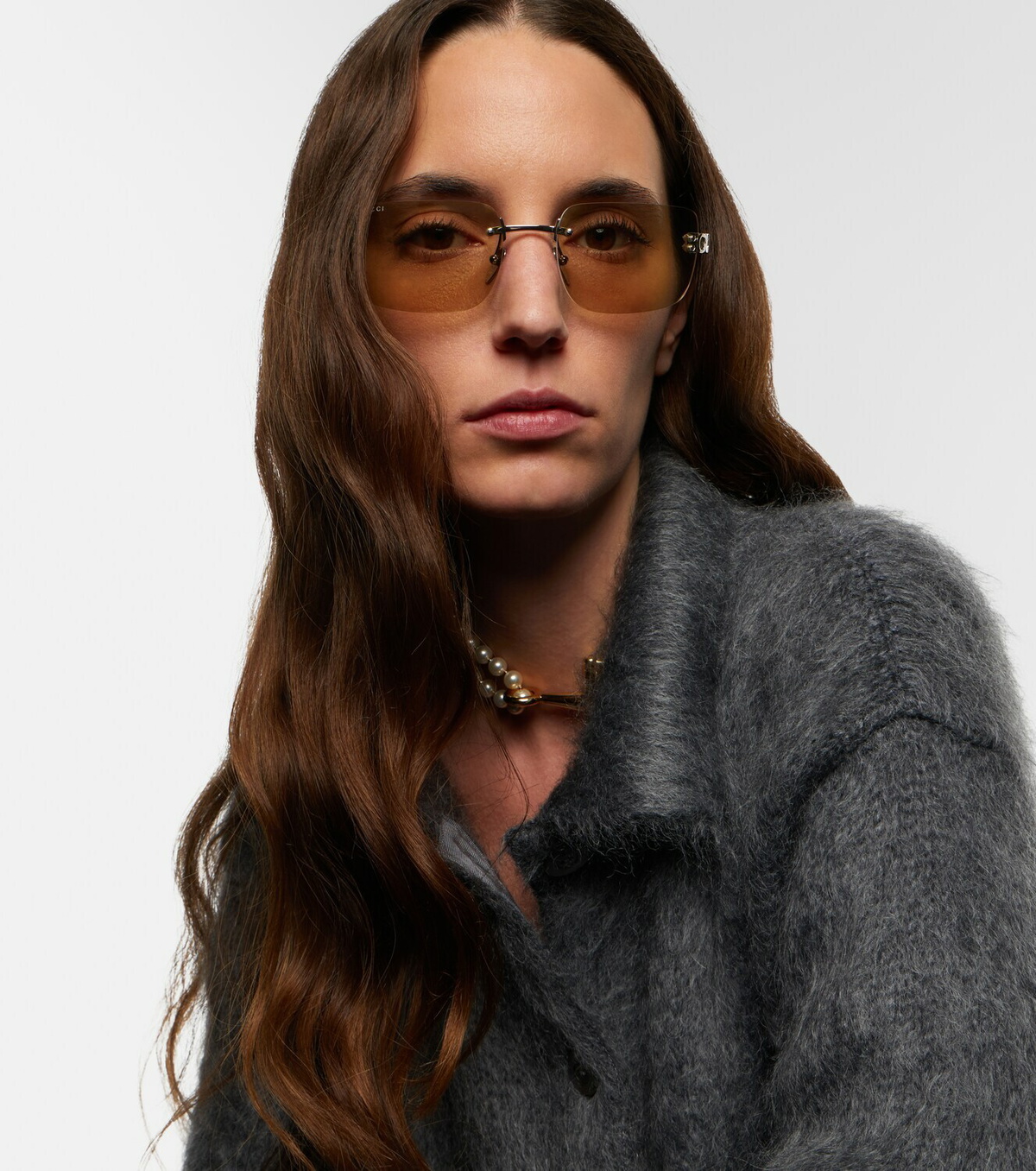 Gucci Gucci Signoria rectangular glasses