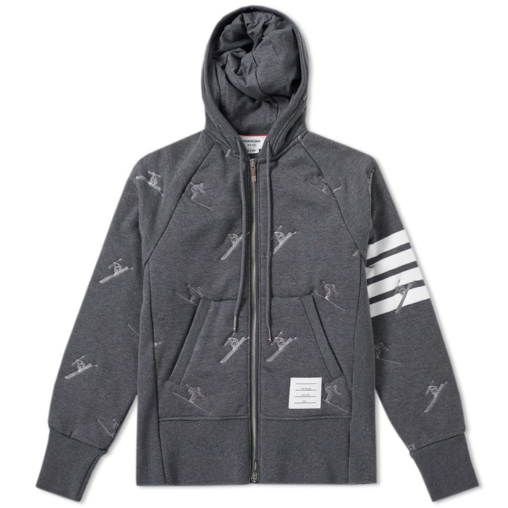 Photo: Thom Browne Skier Embroidery Quilted Hoody