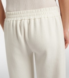 The Row Ozias cotton and silk cropped sweatpants