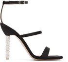Sophia Webster Black Rosalind Heeled Sandals