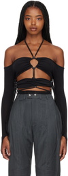 BONBOM Black Angele Long Sleeve T-Shirt