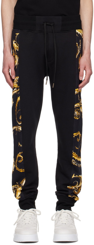 Photo: Versace Jeans Couture Black Chromo Couture Sweatpants