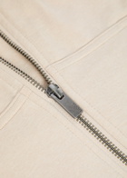 Vuori Halo Modern Hooded Jersey Sweatshirt Ecru
