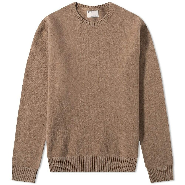 Photo: Colorful Standard Men's Merino Wool Crew Knit in Warm Taupe