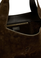 Saint Laurent Le 5 à 7 Large Suede Shopper Tote bag - Brown - One Size