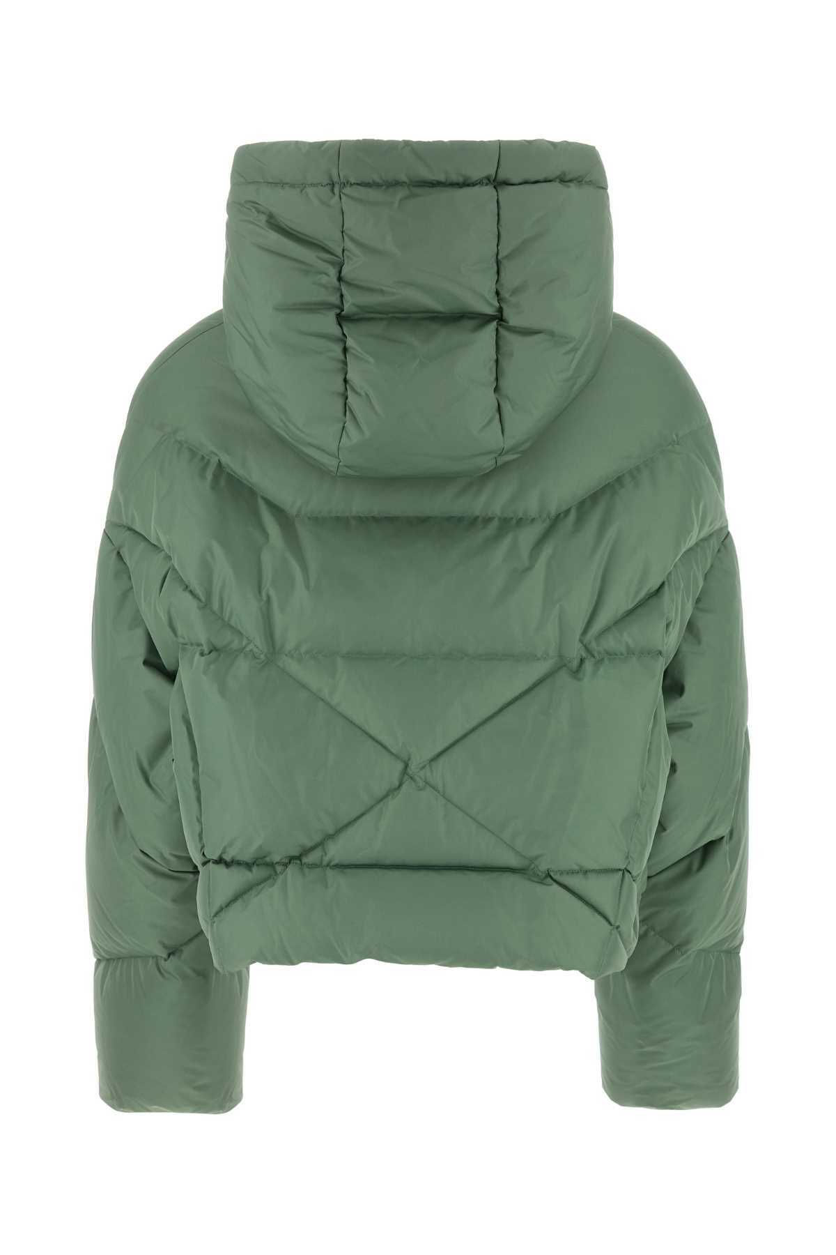 Khrisjoy Sage Green Polyester Down Jacket