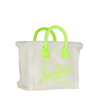 MC2 Saint Barth Colette White Terry Handbag With Saint Barth Logo