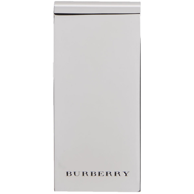 Burberry Silver-Tone Logo Money Clip - Silver Money Clips, Accessories -  BUR91556