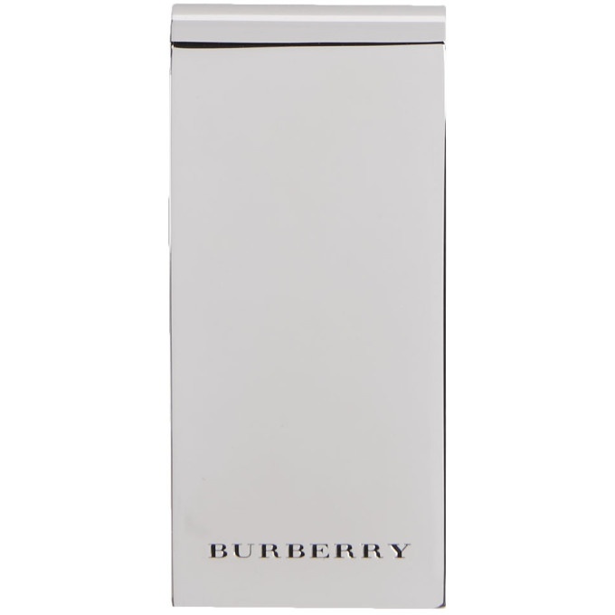 Photo: Burberry Silver Logo Money Clip