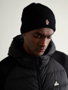 Moncler Grenoble - Logo-Appliquéd Ribbed Virgin Wool Beanie