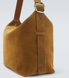 Loewe Loop Large suede shoulder bag