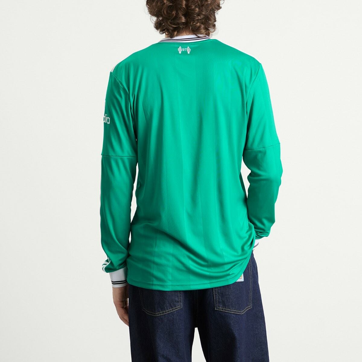 Adidas Liverpool FC 25/26 3rd Jersey Longsleeve Top in Sea Green