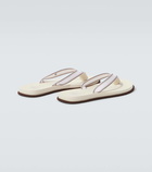 Brunello Cucinelli Leather thong sandals