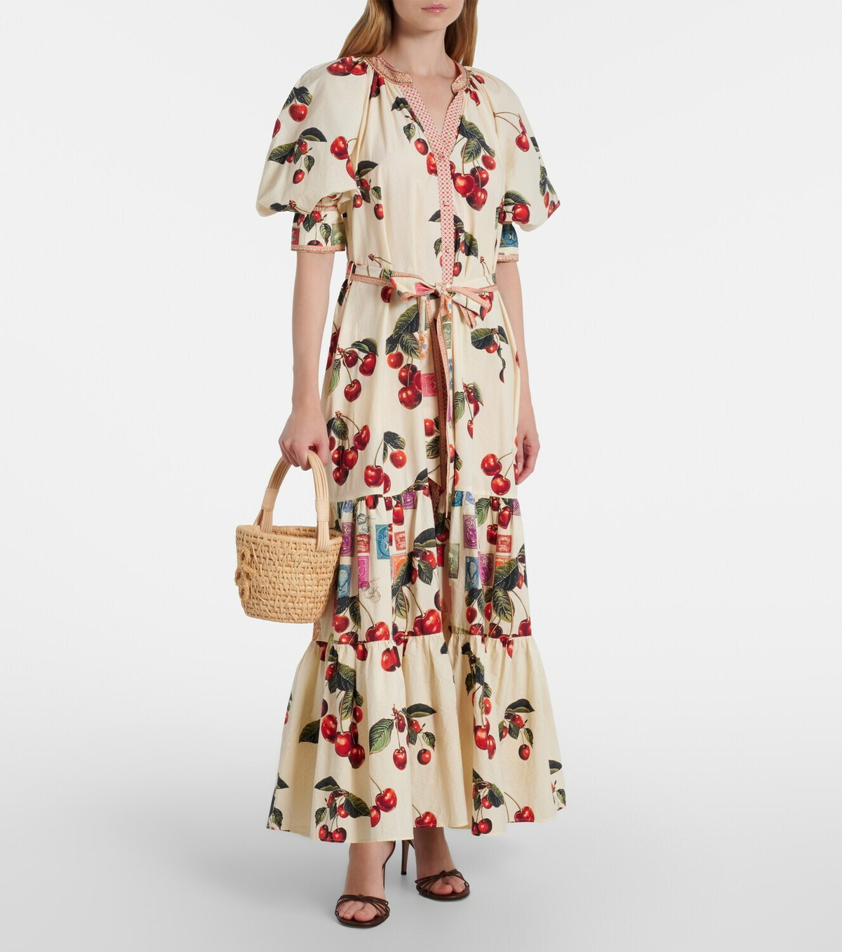 Camilla Notes From The Road printed cotton shirt dress
