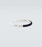 Saint Laurent Velvet and brass bangle