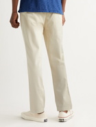 ALEX MILL - BCI Cotton-Blend Twill Drawstring Trousers - Neutrals