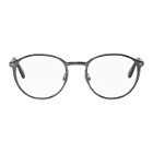 Tom Ford Gunmetal and Black Magnetic Clip-On FT5476 Glasses