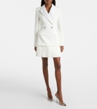 Rebecca Vallance Bridal Atlas pleated blazer dress