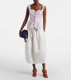 Vivienne Westwood Monday striped cotton top