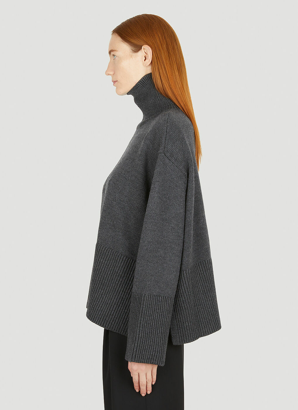 TOTEME - Turtleneck Sweater in Grey Toteme