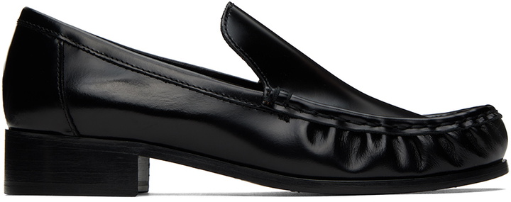 Photo: Acne Studios Black Leather Loafers