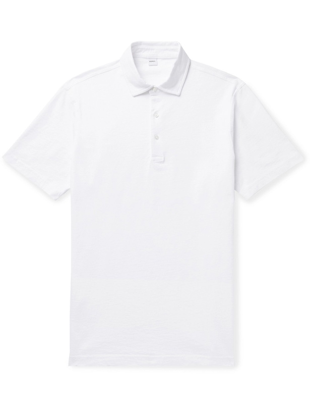 Photo: ASPESI - Cotton-Jersey Polo Shirt - White