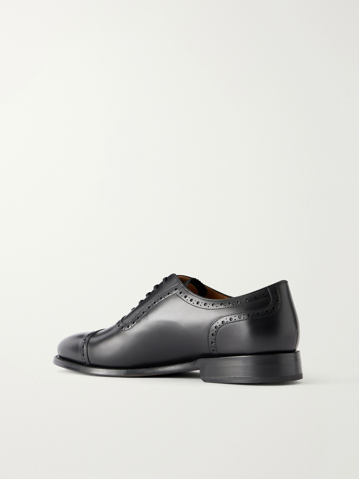 MORJAS - The Adelaide Leather Brogues - Black